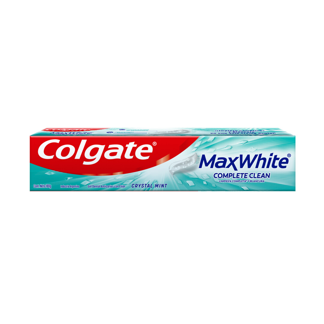 2X -Pasta Dental Colgate Max White Crystal Mint 131 ML